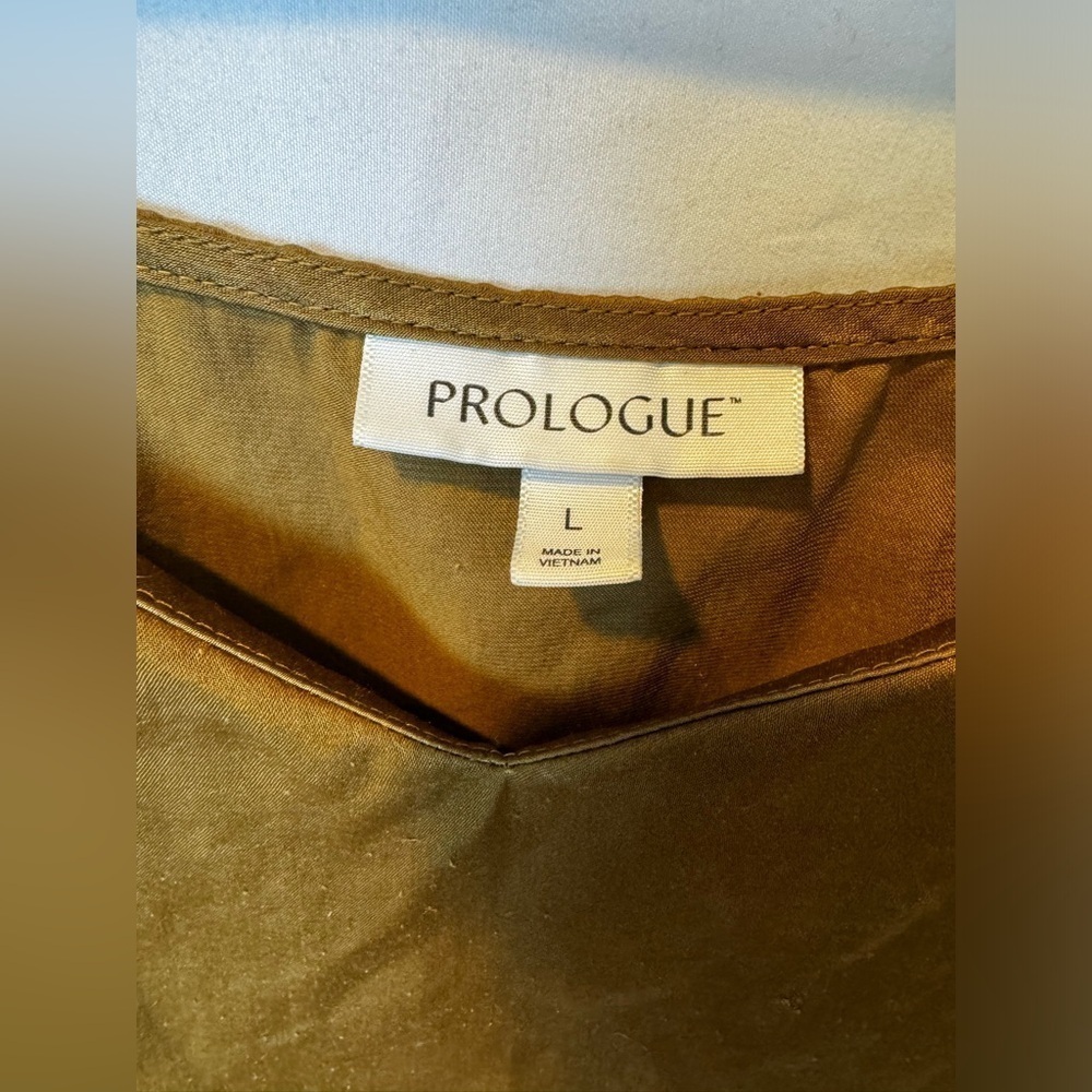 Prologue Silk-Iike Tank Top Size L - Picture 3 of 8